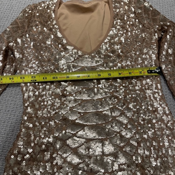 Brand new gold, sequin dress - Picture 6 of 12